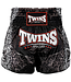 Twins Special Muay Thai & Kickboxing Shorts TTBL Rangda – Black/Grey