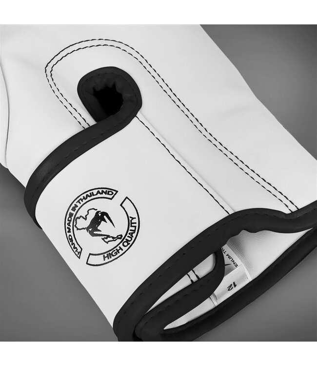 Venum Elite Boxhandschuhe – Weiss/Schwarz | Für Boxen, Kickboxen & Muay Thai