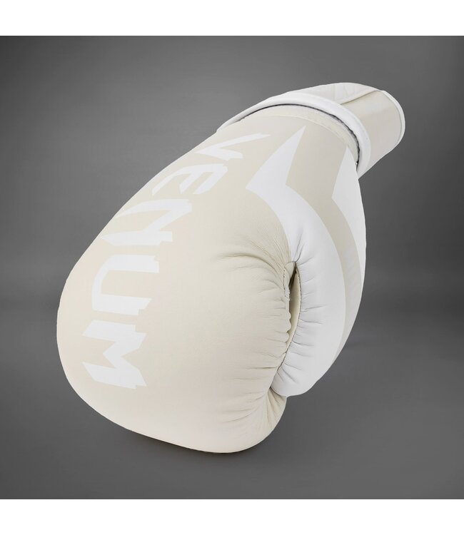Venum Elite Boxhandschuhe – Weiss/Elfenbein | Für Boxen, Kickboxen & Muay Thai