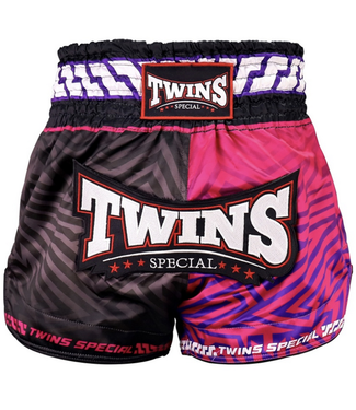 Twins Special Twins Special TTBL Maze Muay Thai Shorts – Black/Pink