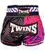 Twins Special Muay Thai & Kickboxing Shorts TTBL Maze – Black/Pink