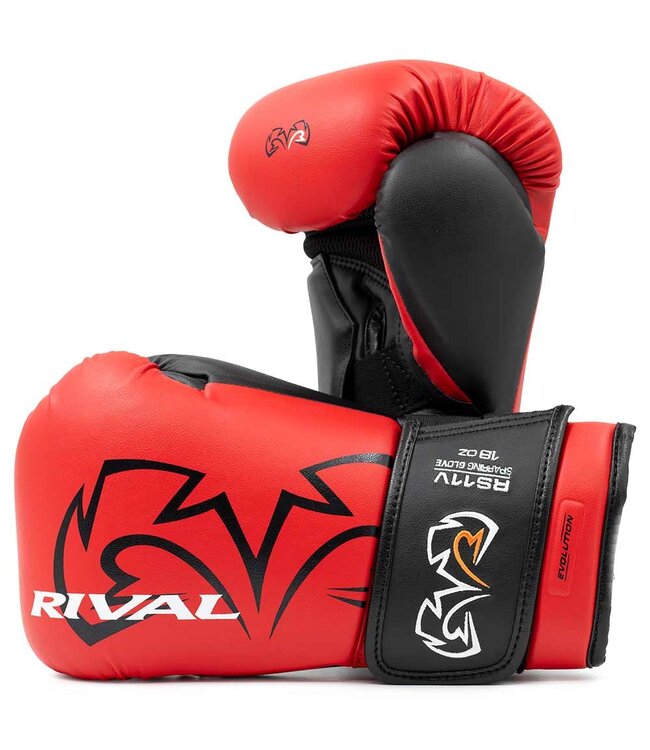 Rival RS11V Evolution Sparring Boxhandschuhe – Premium Trainingshandschuhe – Rot