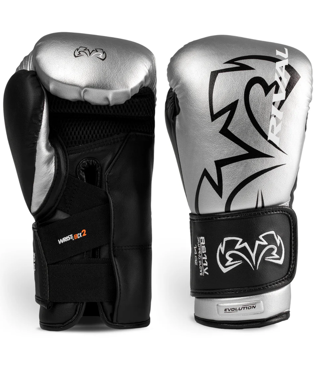 Rival RS11V Evolution Sparring Boxhandschuhe – Premium Trainingshandschuhe – Silber