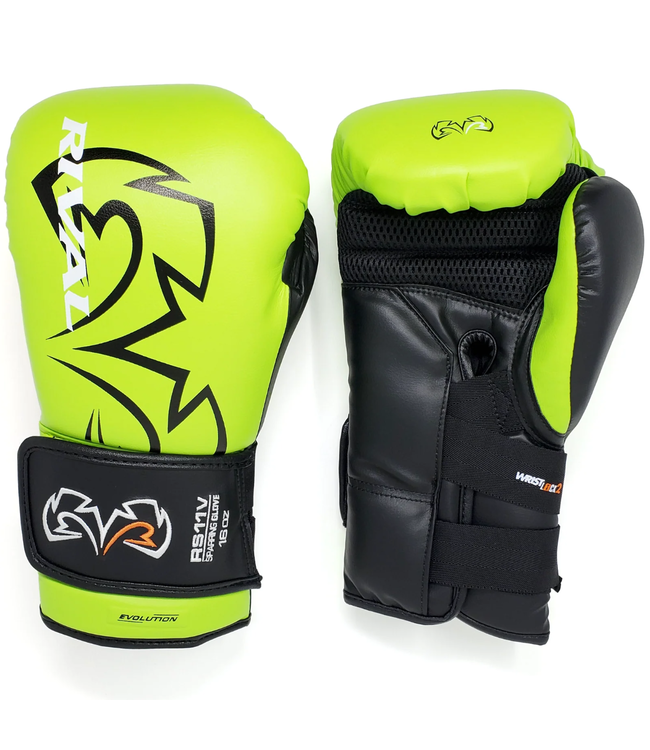 Rival RS11V Evolution Sparring Boxhandschuhe – Premium Trainingshandschuhe – Lime