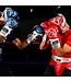 Rival RS100 Professional Sparring Boxhandschuhe – Multi‑Layer Foam – Wrist Lock 2™ – Rot/Silber