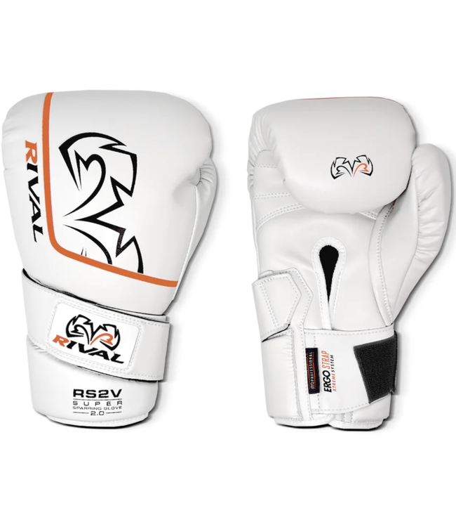Rival RS2V Boxhandschuhe Weiß – Premium Super Sparring Gloves für Sparring & Training