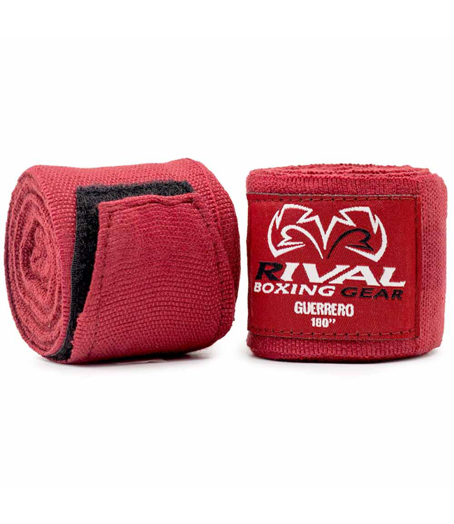 Rival Guerrero Handwraps 450 cm Burgundy - Boksbandages voor Boksen & Kickboksen