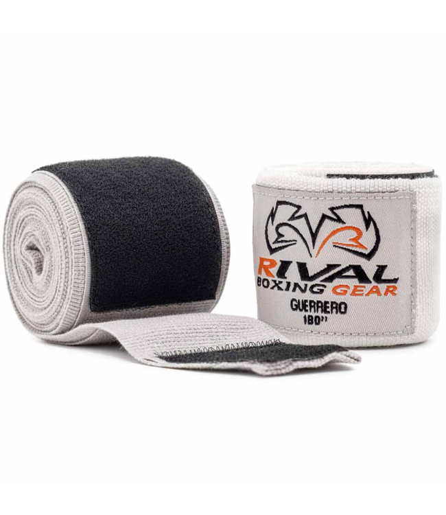 Rival Guerrero Handwraps 450 cm Hellgrau – Boxbandagen für Boxen & Kickboxen