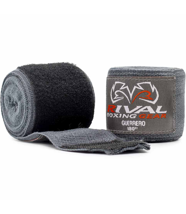 Rival Guerrero Handwraps 450 cm Dark Grey – Boxing Hand Wraps for Boxing & Kickboxing