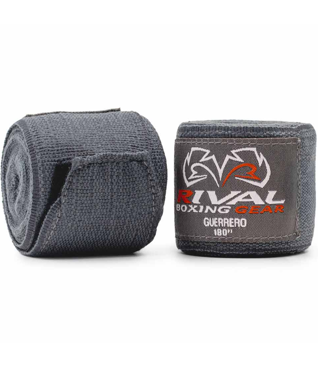Rival Guerrero Handwraps 450 cm Dark Grey – Boxing Hand Wraps for Boxing & Kickboxing