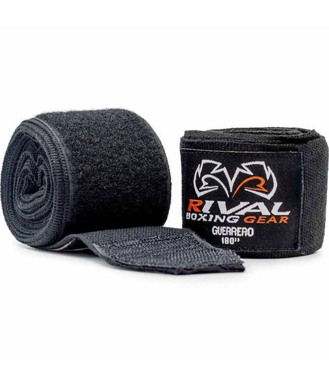 Rival Guerrero Handwraps 450 cm Schwarz – Boxbandagen für Boxen & Kickboxen
