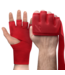 Hayabusa Knuckle Guard Hand Wraps Red with added knuckle protection