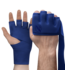 Hayabusa Knuckle Guard Hand Wraps Blue with added knuckle protection