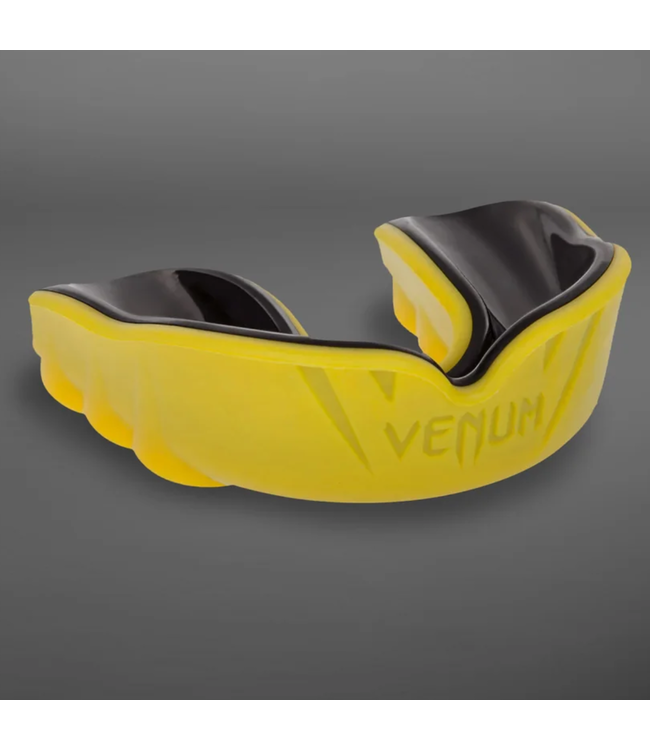 Venum Challenger Mouth Guard Yellow Black – Mouthguard for Boxing & Kickboxing