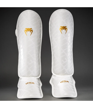 Venum Venum Contender 1.5 XT 3D Shin Guards – White/Gold