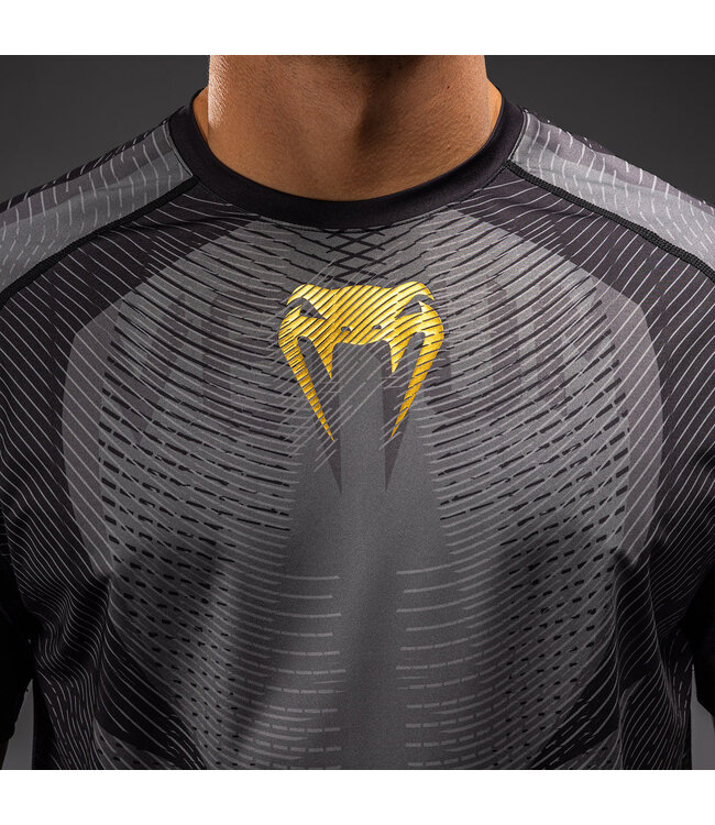 Venum Galactic 3.0 Dry Tech T‑Shirt – Black/Gold for Boxing, Kickboxing & MMA