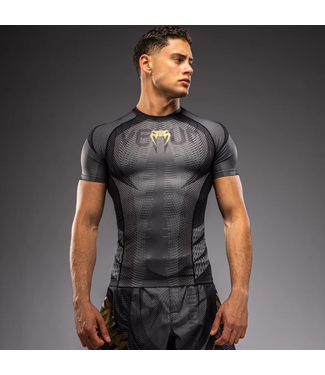 Venum Venum Galactic 3.0 Short Sleeve Rashguard – Black/Gold