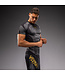 Venum Galactic 3.0 Short Sleeve Rashguard – Black/Gold for MMA, Kickboxing & Boxing