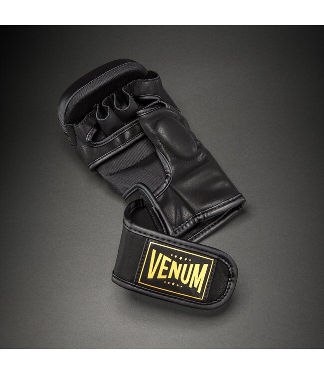 Venum G-Core MMA Sparringhandschuhe Schwarz/Gold – 8 oz Schaumstoff
