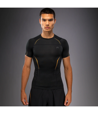 Venum Venum G-Core Short Sleeve Rashguard – Black/Gold