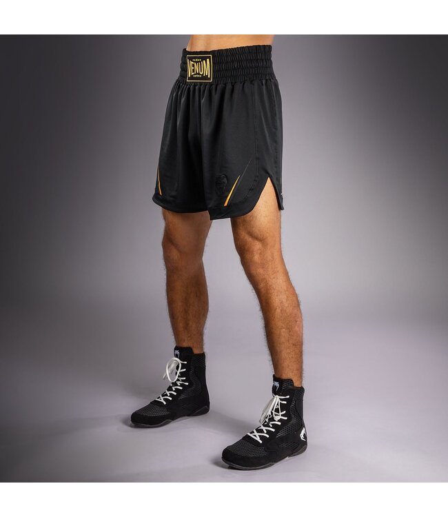 Venum G-Core Boxing Shorts Black/Gold – Lightweight Shorts for Boxing Training & Competition