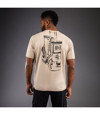 Venum Venum Fight Icon Cotton T–Shirt – Beige