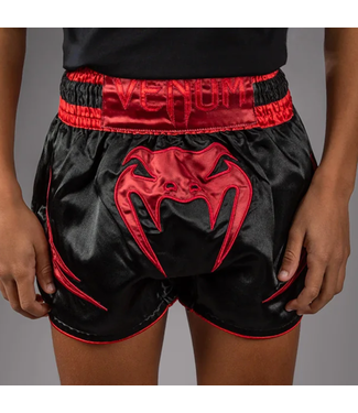 Venum Venum Attack Kids Muay Thai Shorts – Black/Red