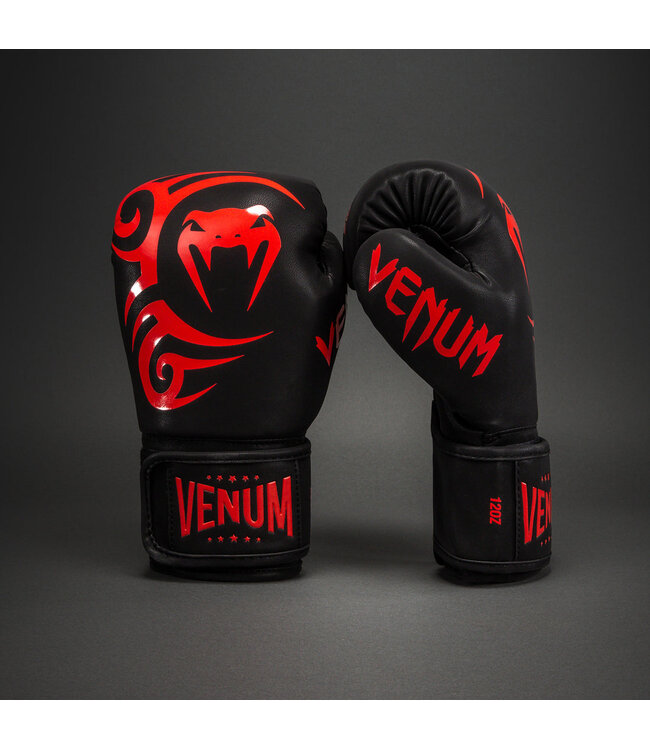 Venum Mike Tyson Replica Boxing Gloves – Black/Red