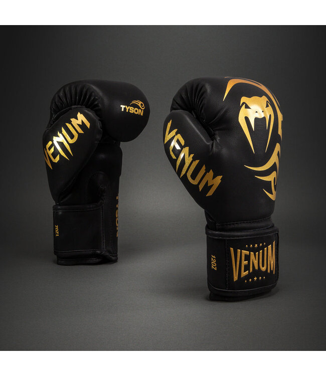 Venum Mike Tyson Replica Boxhandschuhe – Schwarz/Gold