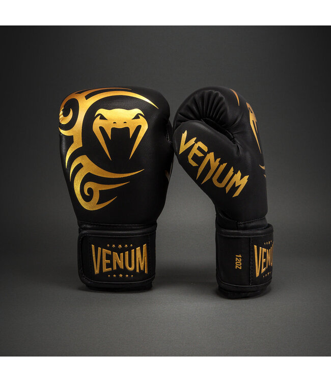 Venum Mike Tyson Replica Boxhandschuhe – Schwarz/Gold