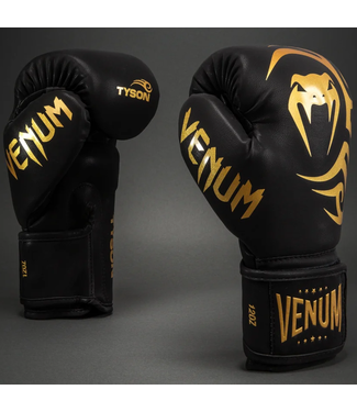 Venum Venum Mike Tyson Replica Boxing Gloves - Black/Gold