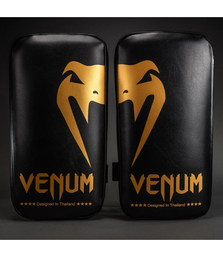 Venum Venum Giant Kick Pads - Black/Gold (Pair)