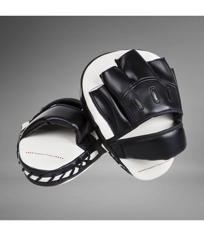 Venum Light Focus Mitts – Wit/Zwart voor Boksen, Kickboksen & Muay Thai