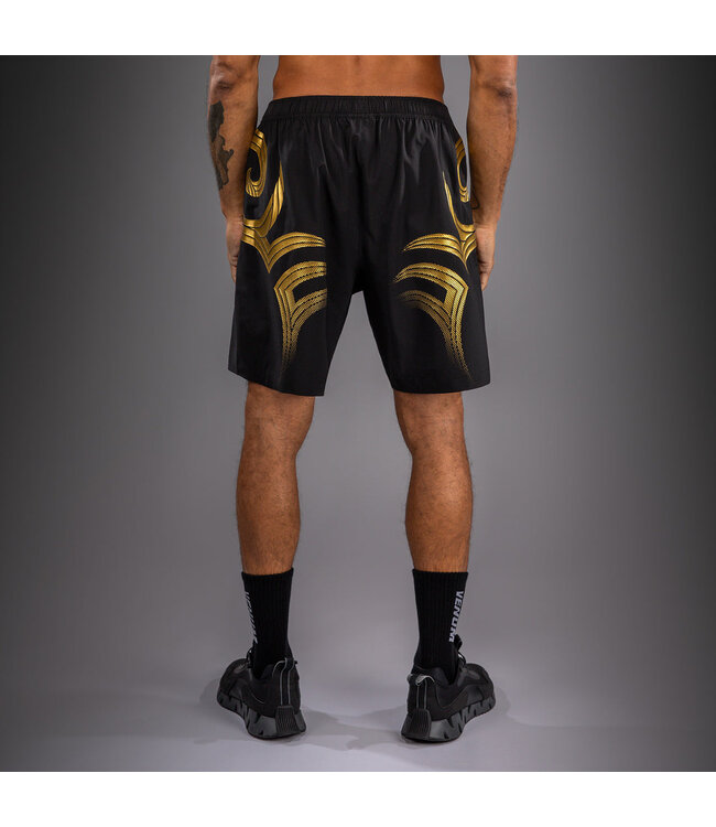 Venum x Mike Tyson Tiger Training Shorts – Black/Gold – Lightweight Training Shorts