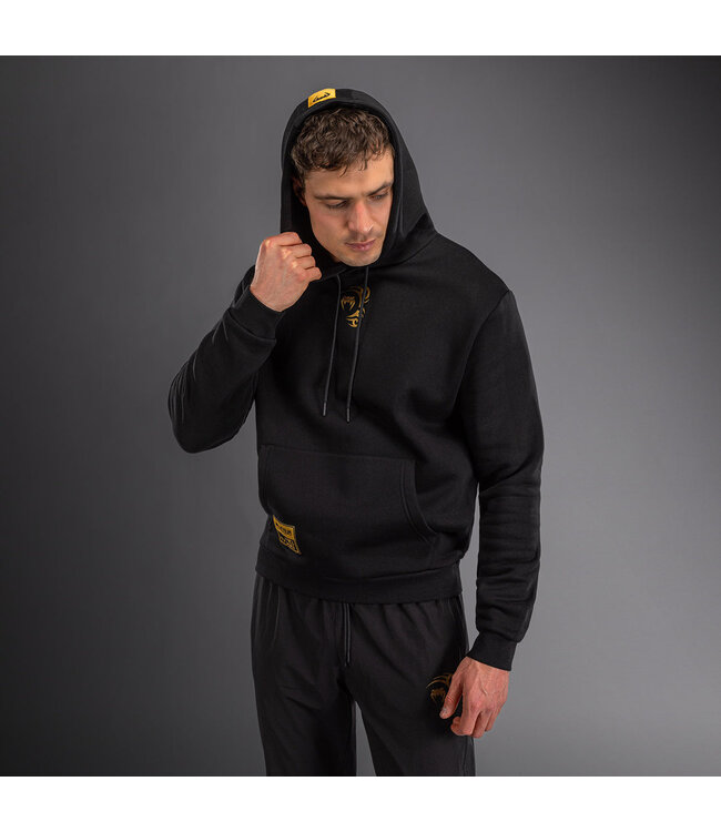 Venum x Mike Tyson Everyone Has a Plan Hoodie – Black/Gold – Comfortable Training Hoodie