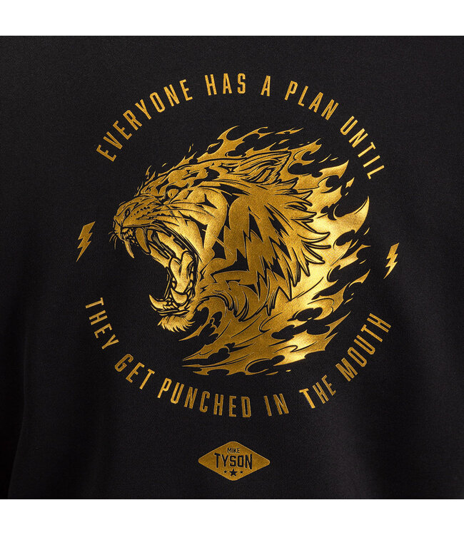 Venum x Mike Tyson Everyone Has a Plan Hoodie – Black/Gold – Comfortable Training Hoodie
