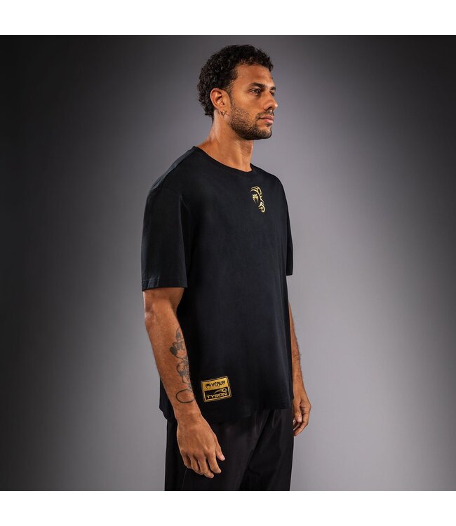 Venum x Mike Tyson Everyone Has a Plan T‑Shirt – Black/Gold – Mike Tyson T‑Shirt