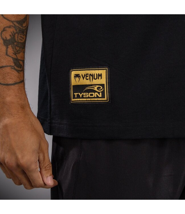 Venum x Mike Tyson Everyone Has a Plan T‑Shirt – Black/Gold – Mike Tyson T‑Shirt