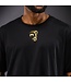 Venum x Mike Tyson Tiger T‑Shirt – Zwart/Goud – Regular Fit Zonder Rugprint