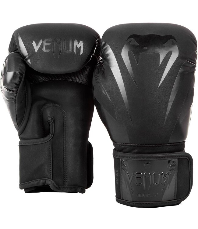 Venum Impact Boxhandschuhe - Boxen, Kickboxen & Muay Thai – Schwarz Schwarz