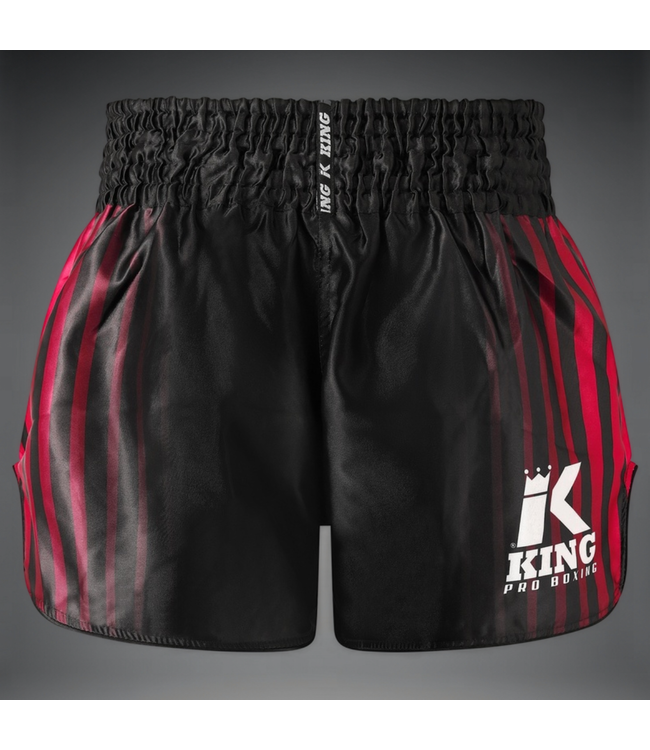 King Pro Boxing BLOODLINE Muay Thai Shorts - Kickboxing & Muay Thai – Black Red