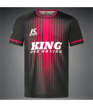 King Pro Boxing King Pro Boxing BLOODLINE Performance Training T‑Shirt Black/Red