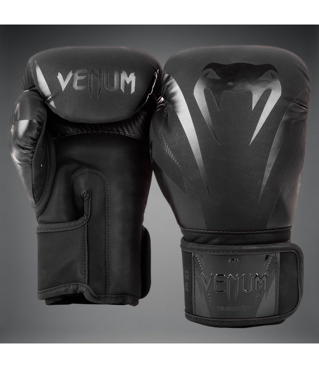 Venum Impact Bokshandschoenen - Boksen, Kickboksen & Muay Thai – Zwart Zwart