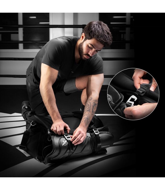 Hayabusa Airstream Athletic Duffle Bag 50L – Black – Ventilated Combat Sports Gym Bag