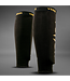 Venum Kontact Shin Guards Without Foot Black/Gold for Kickboxing, Muay Thai & MMA