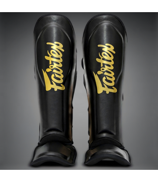 Fairtex Fairtex x Booster FXB Schienbeinschoner Schwarz/Gold