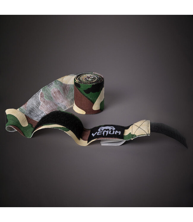 Venum Kontact Boxbandagen 4,5 m Forest Camo –  Elastische Boxbandagen für Boxen & Kickboxen