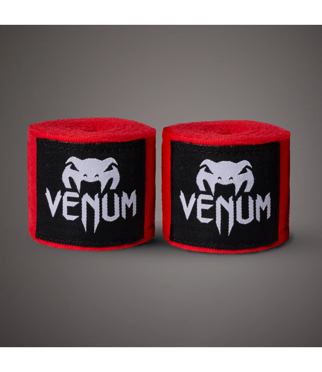 Venum Kontact Boksbandages 4,5 m Rood – Elastische Boksbandages voor Boksen & Kickboksen