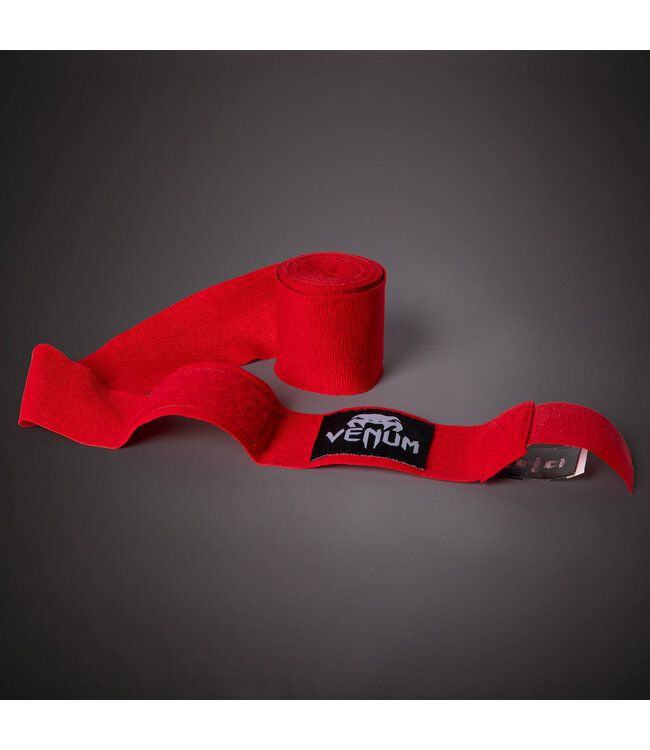 Venum Kontact Boxing Hand Wraps 4.5m Red – Elastic Boxing Hand Wraps for Boxing & Kickboxing