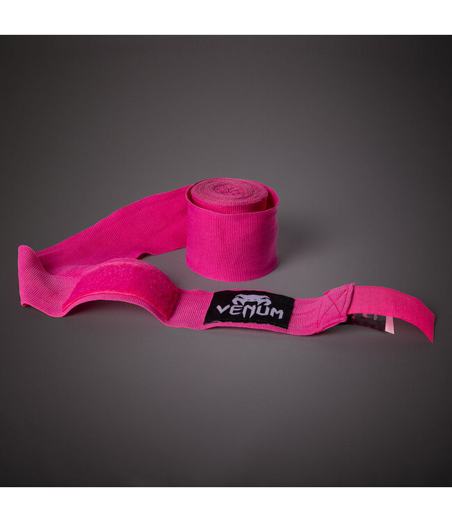 Venum Kontact Boksbandages 4,5 m Roze – Elastische Boksbandages voor Boksen & Kickboksen